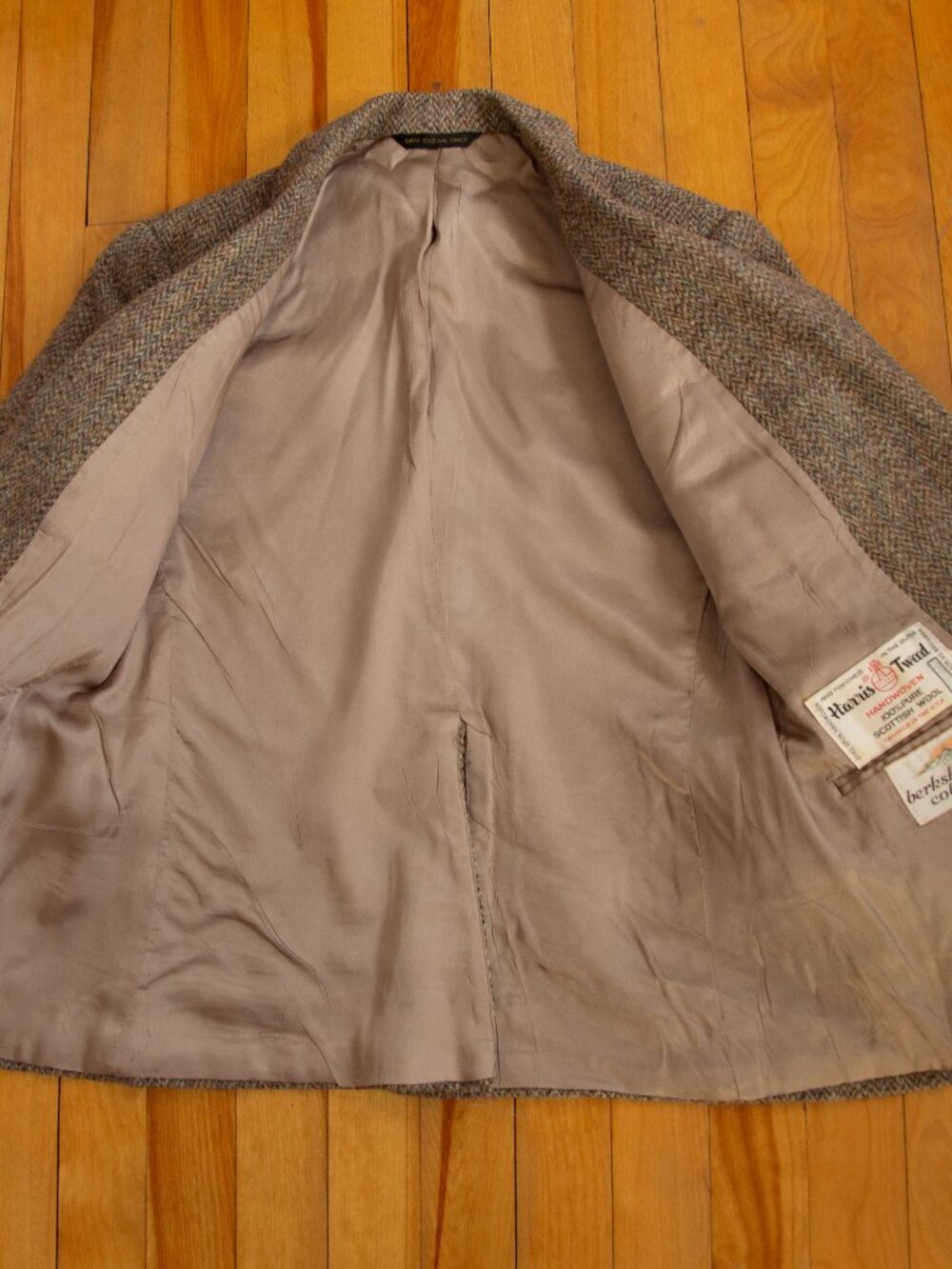 Light Academia Vintage Scottish Tweed Blazer - Harris Wool - Picture 5 of 10